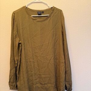 muted green GAP dress - size large